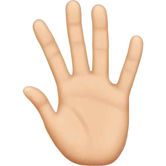 Coquette fingers  emoji