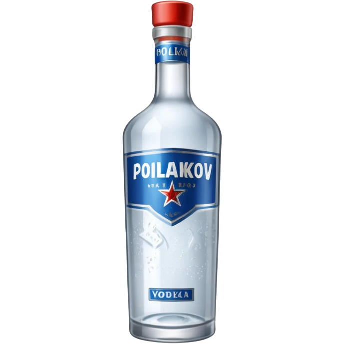 bouteille de vodka poliakov emoji