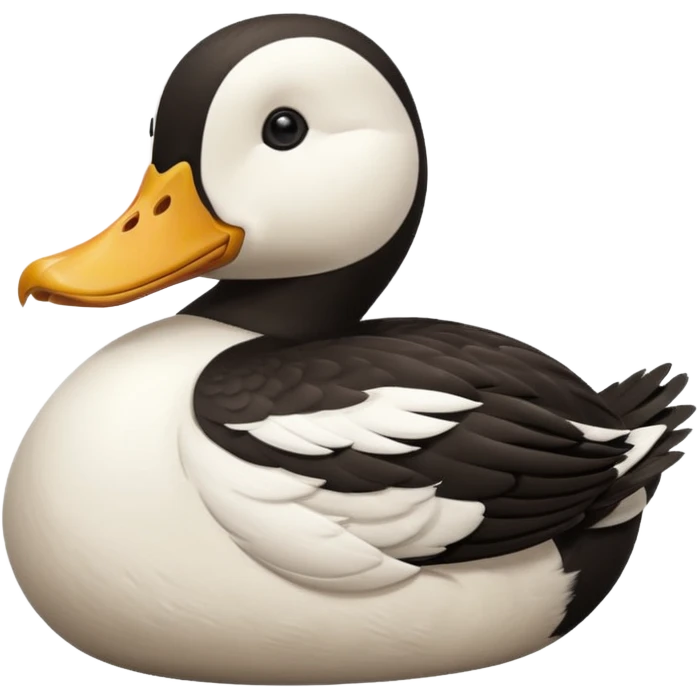 Can I get a king eider duck in the style of an apple emoji emoji