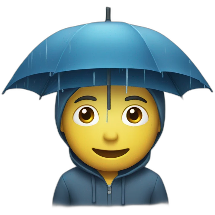 rain emoji