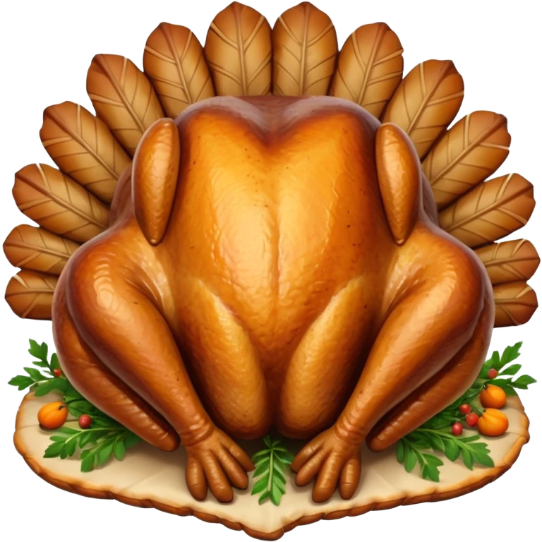 Thanksgiving turkey.  emoji