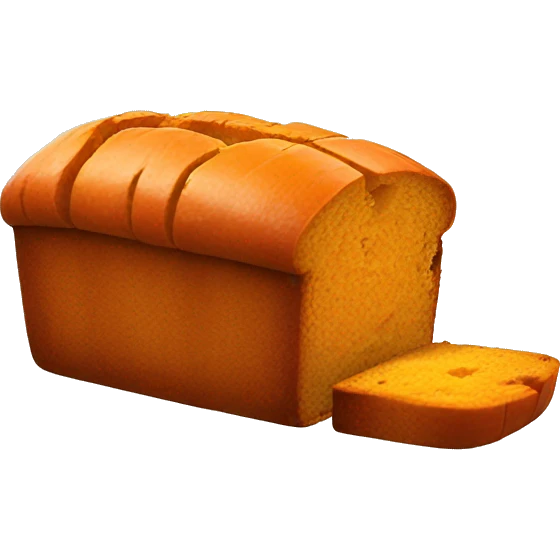 Pumpkin loaf emoji