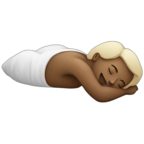 a sleeping person emoji