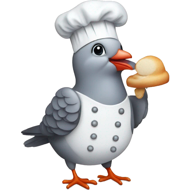 pigeon's chef kiss emoji
