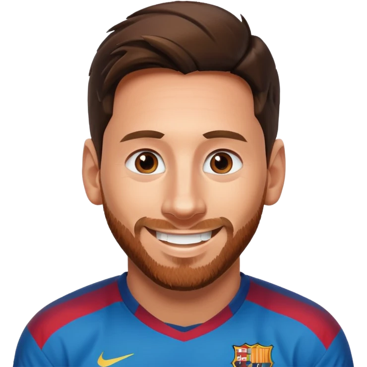 Un emojin de messi emoji