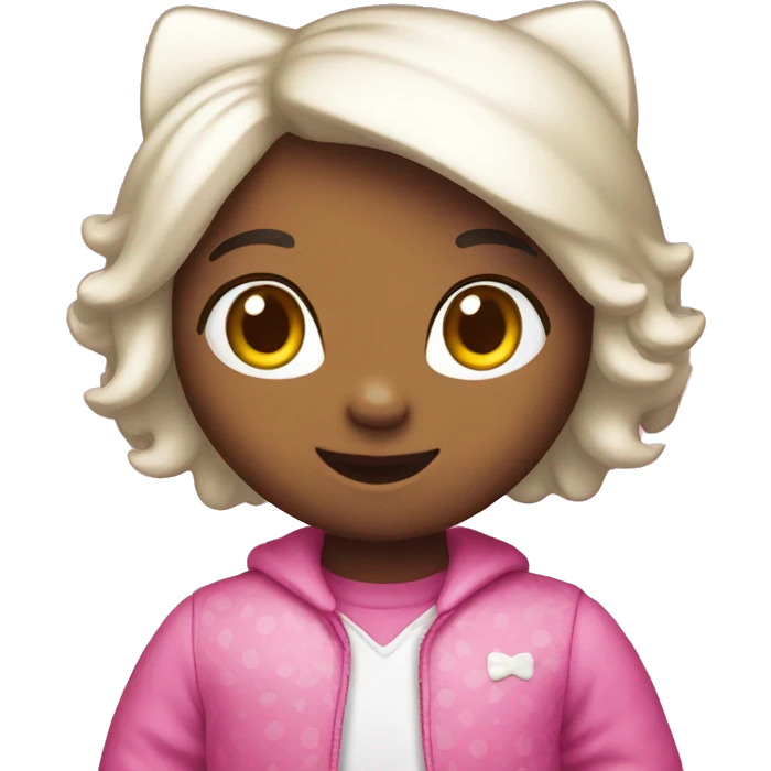 A hello kitty emoji
