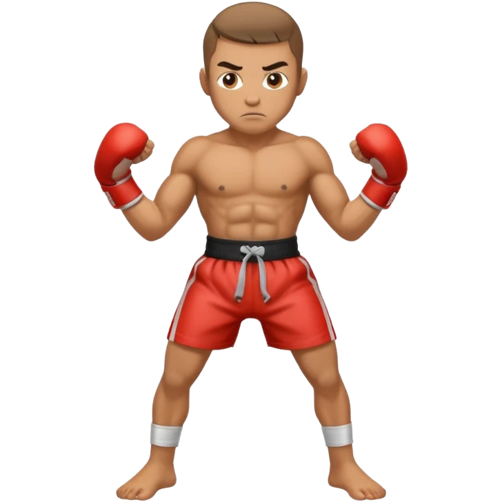 Coup de pied kick boxer emoji