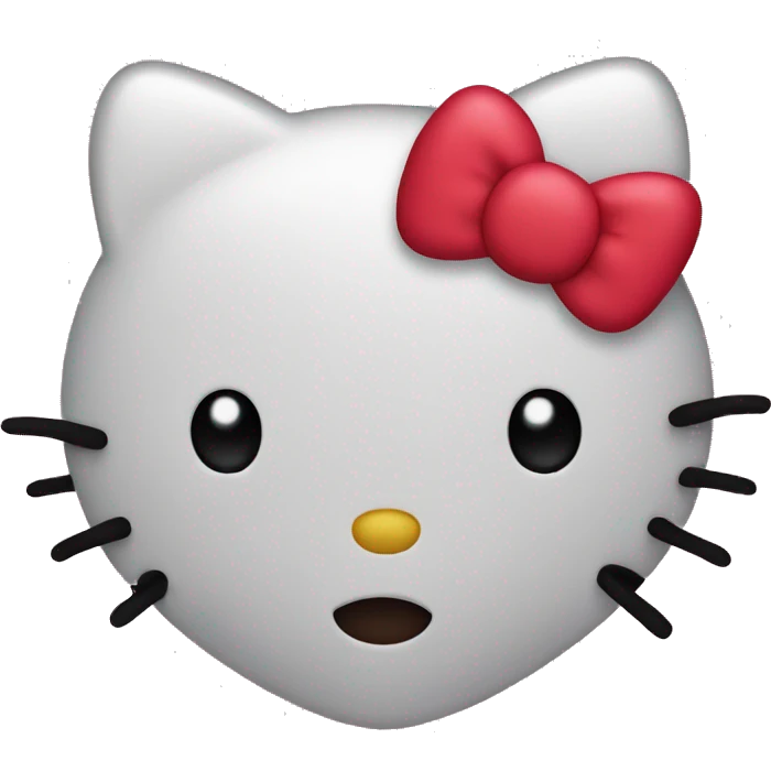 hello kitty heart emoji