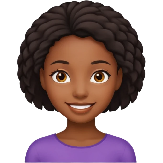 Black Girl masturbating emoji