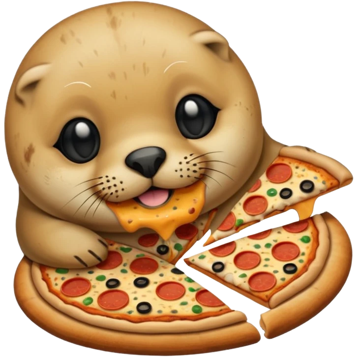 seal & pizza emoji