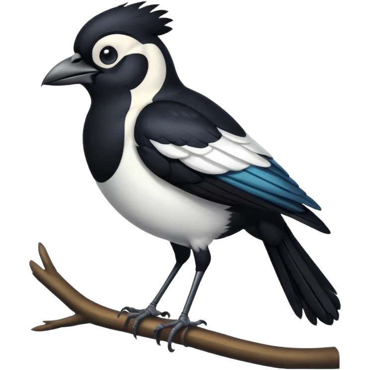 Magpie singing emoji
