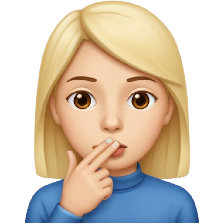shhh emoji