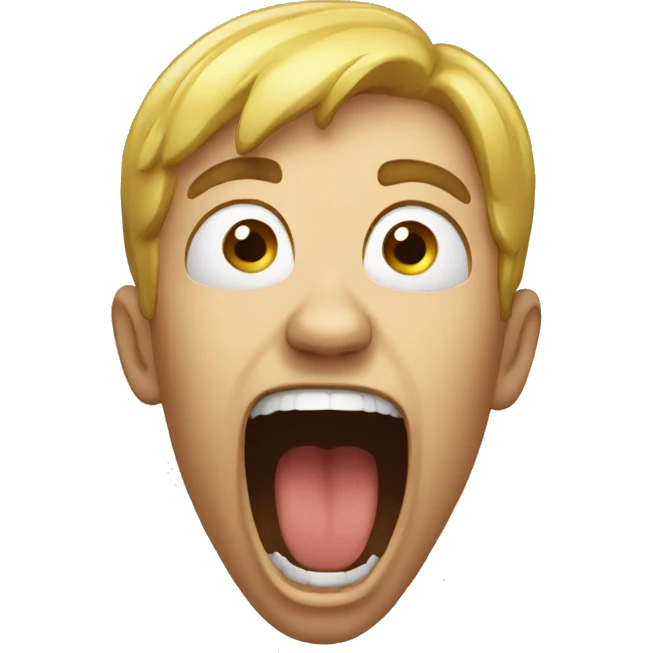 screaming emoji