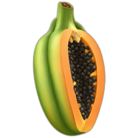 Papaya emoji