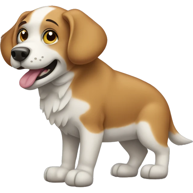 Dog in crocs  emoji