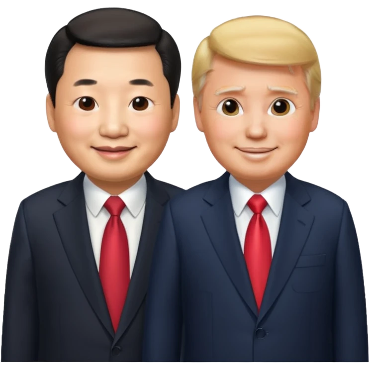Xi Jinping & Donald Trump emoji
