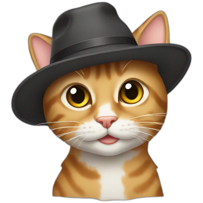 cat with hat  emoji