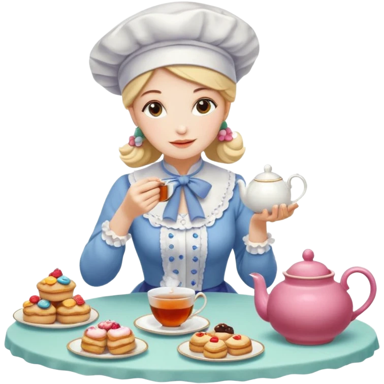 tea party emoji