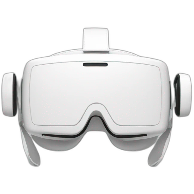 christmas white vr headset emoji