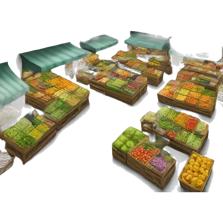 market modern emoji