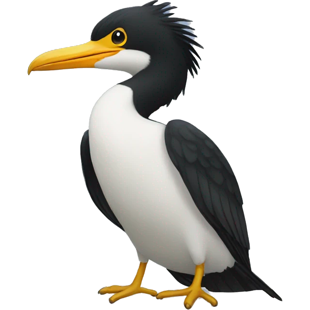 little pied cormorant  emoji