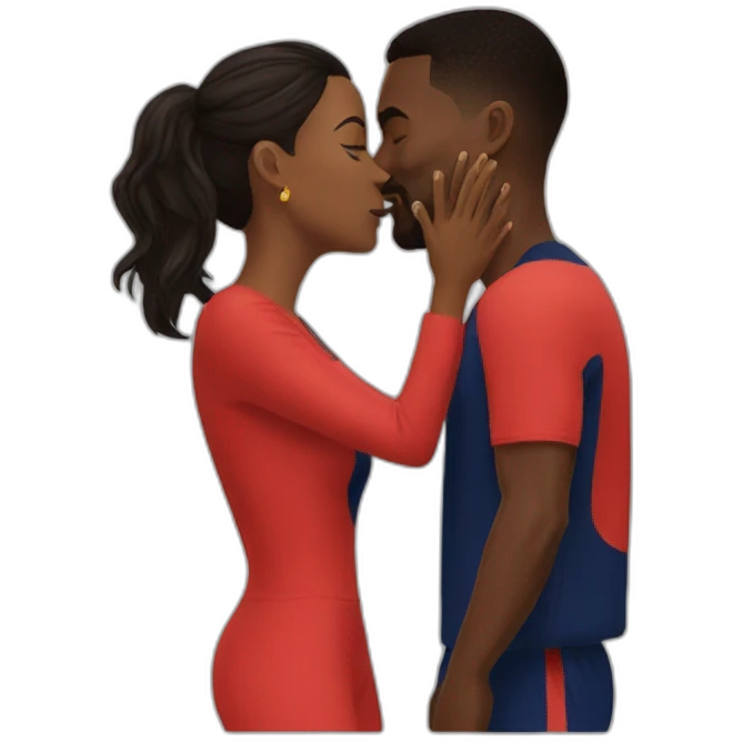 Semedo kiss his wife emoji