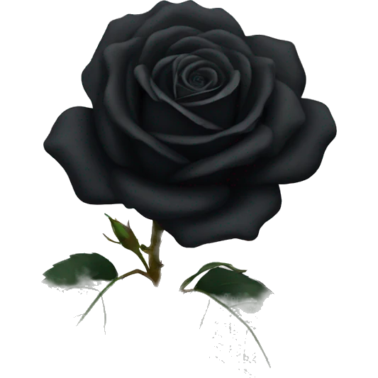 black rose emoji