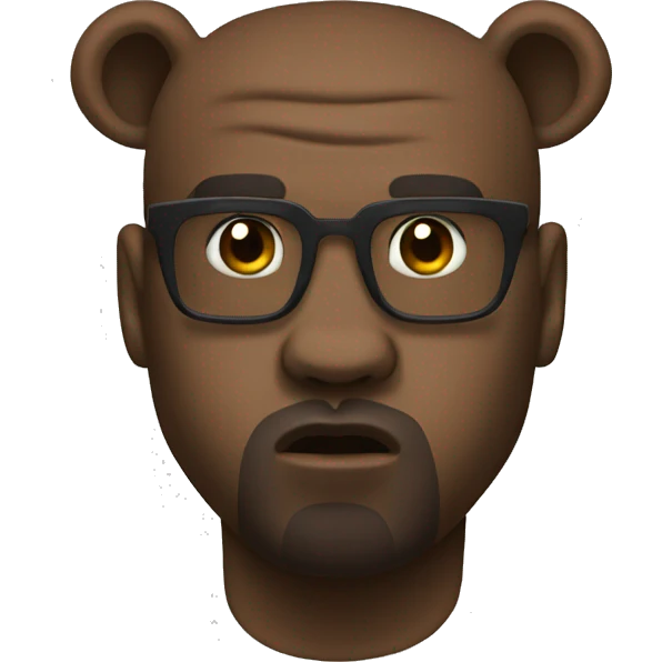 Kanye West bear emoji