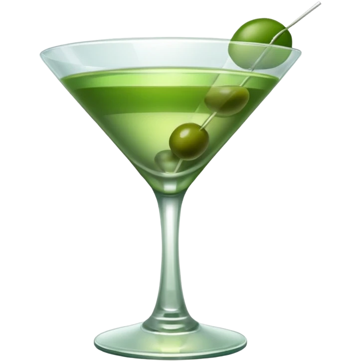 green martini no garnish emoji