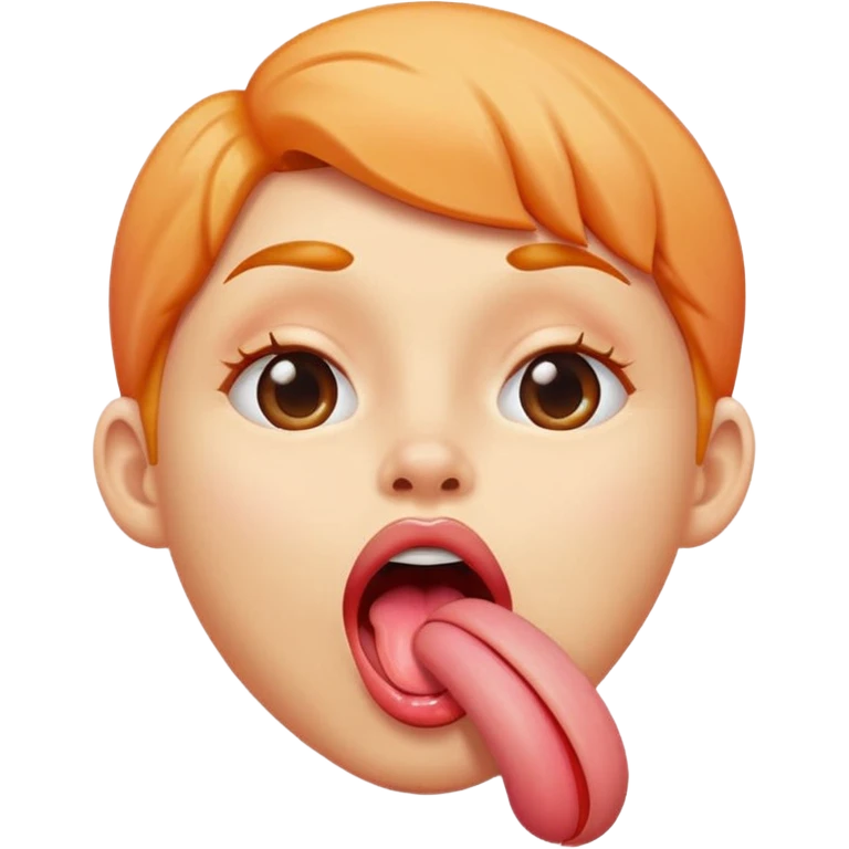 🍑🦶🏻👅👄 emoji