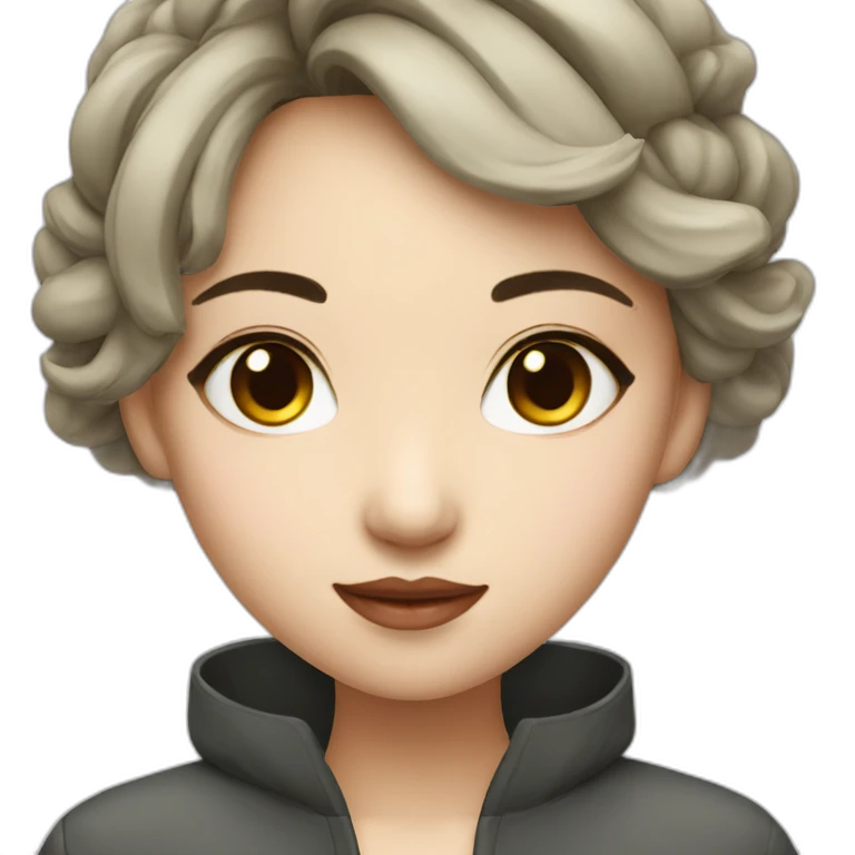 beautiful chinese girl emoji