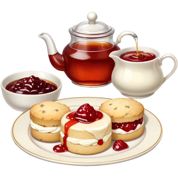Wnglish afternoon tea emoji