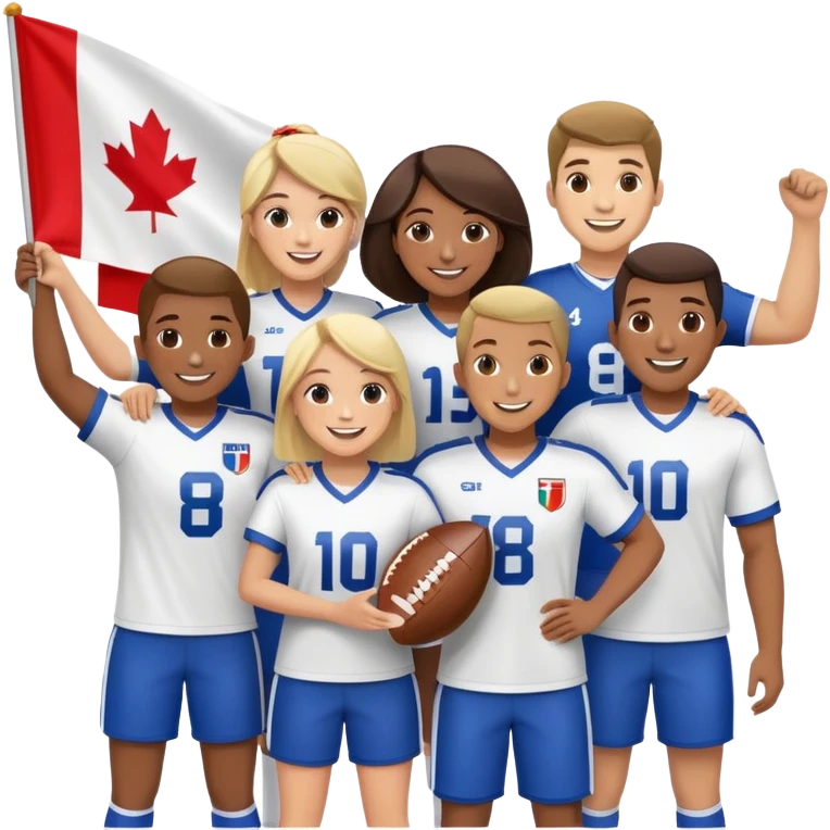 wining flag football emoji