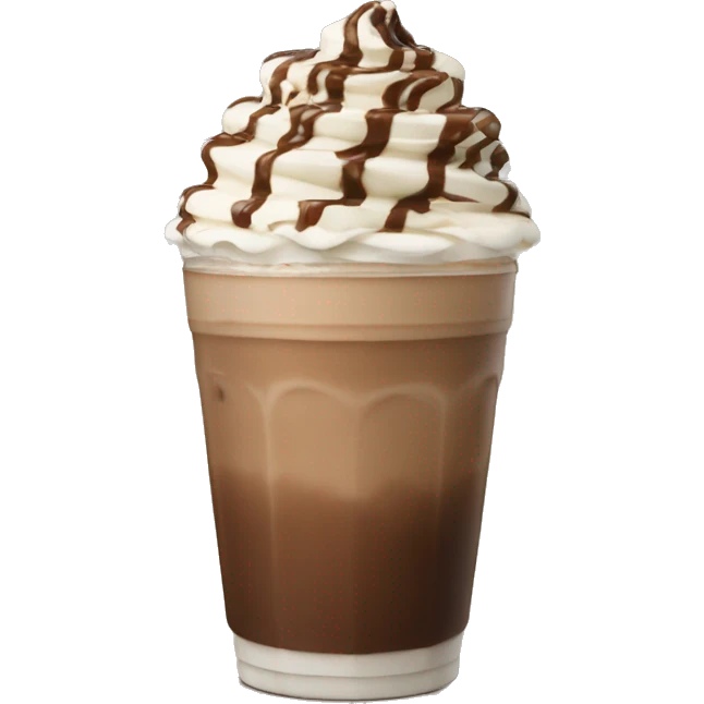 Mocha frappechino  emoji