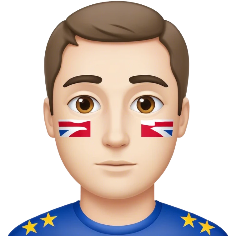 european union enthusiast man emoji