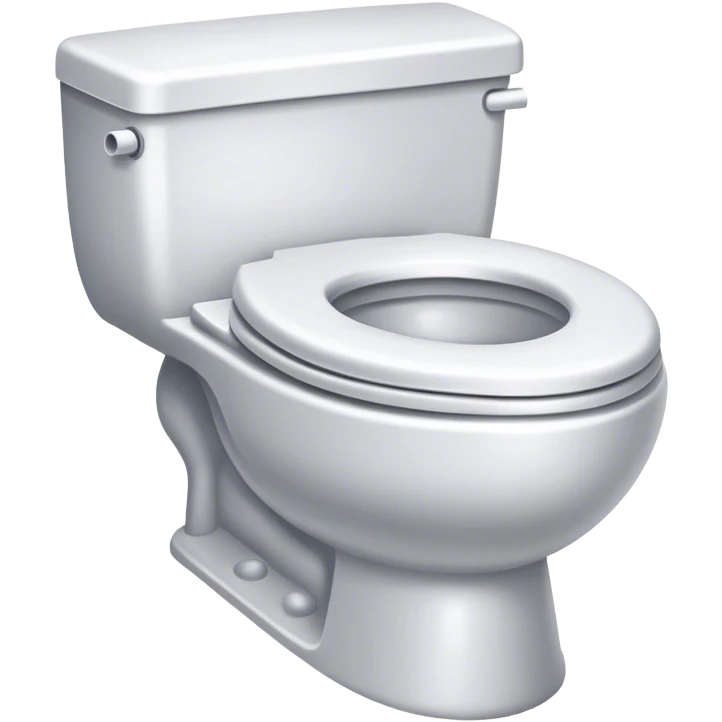 Head inside of a toilet emoji