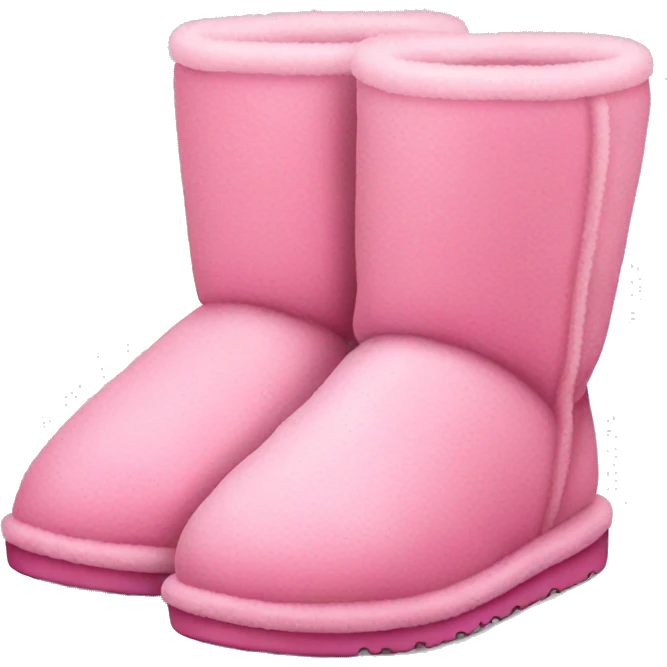 pink ugg slippers emoji