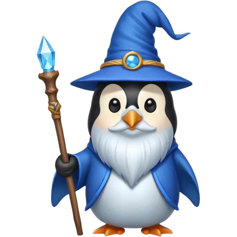 Penguin Wizard emoji