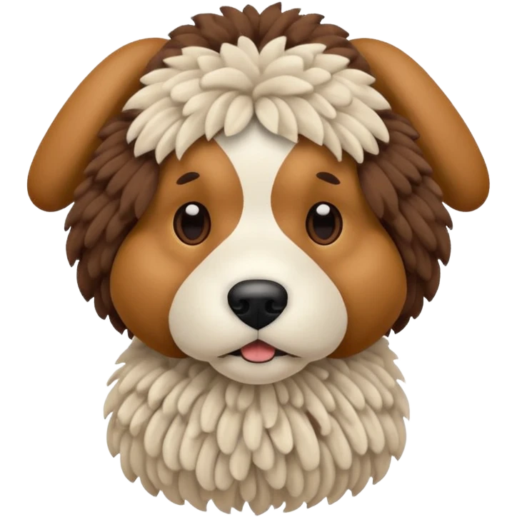 dog made of wool  emoji