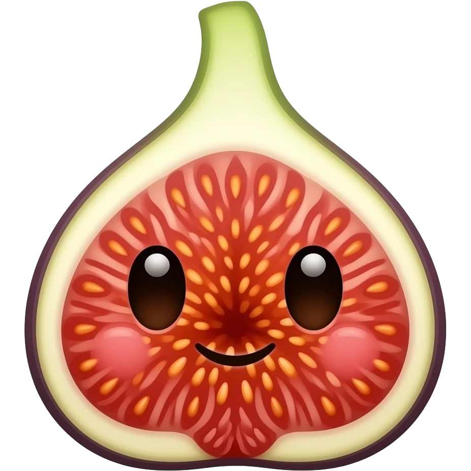 Cute fig emoji