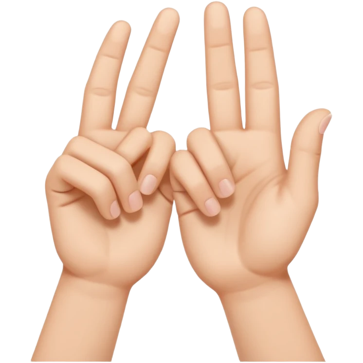 i would like two hands doing the JUL sign  emoji
