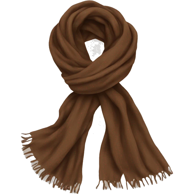 Scarf brown  emoji
