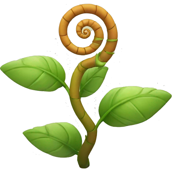 spiral plant emoji