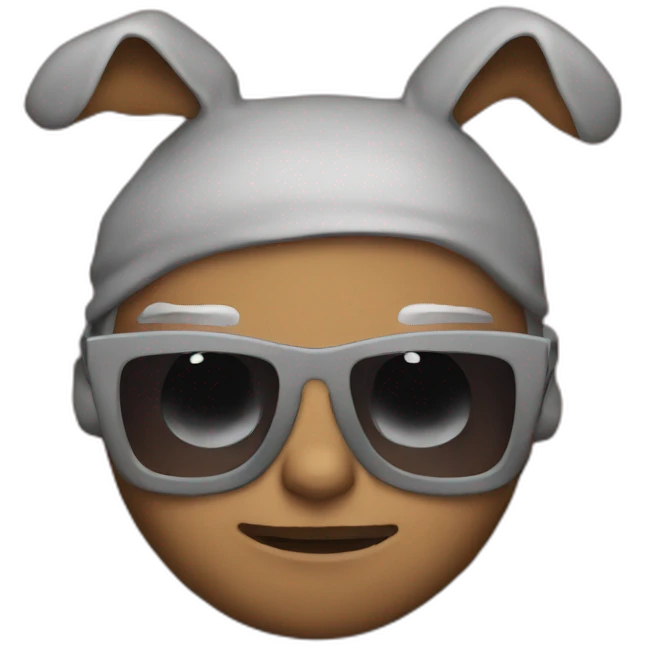 Bad bunny rapper emoji