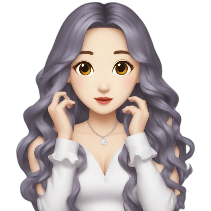 shuhua of (g)i-dle music group emoji
