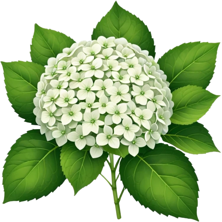 22 White Hortens emoji