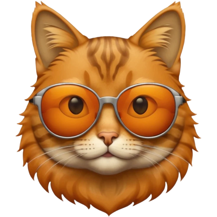 Cat wearing sunglasses emoji