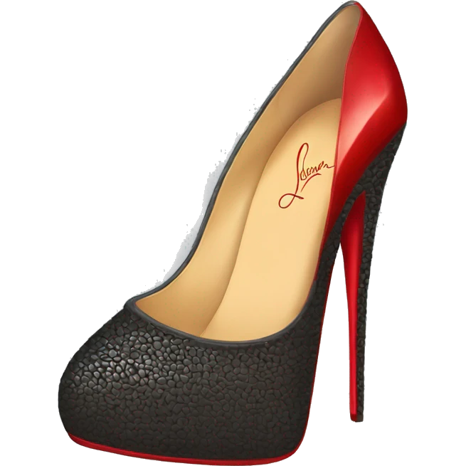 Louboutin shoes  emoji