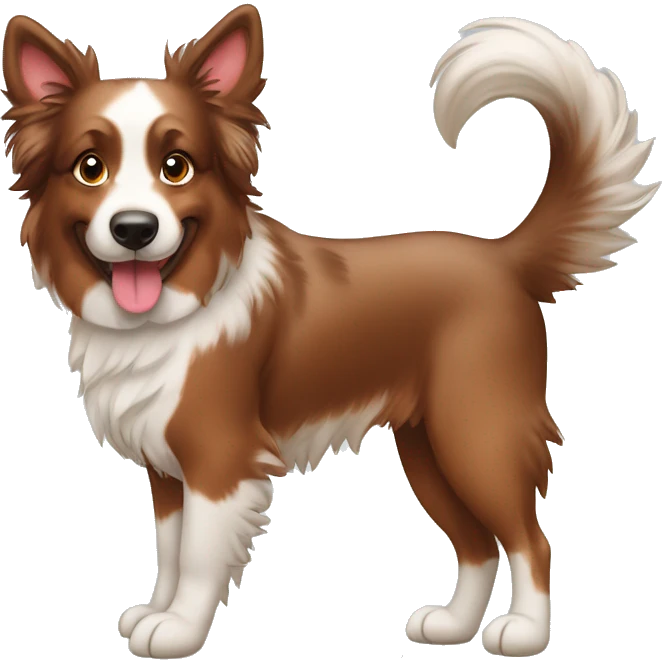 Berger australien rouge merle  emoji