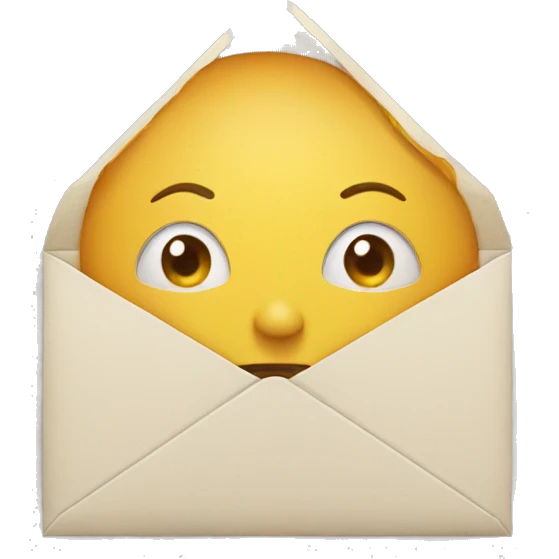 person inside an envelope emoji